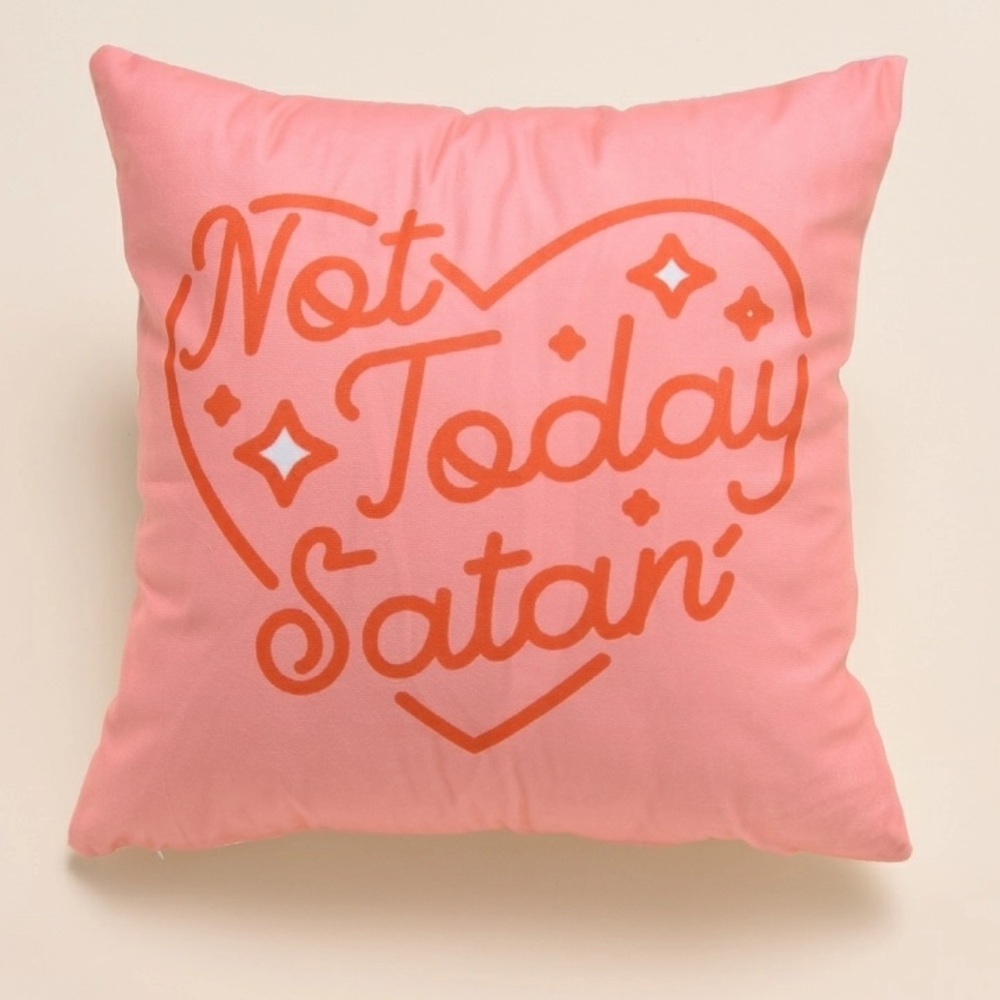 3 PACK // Not Today Satan Pillow Covers